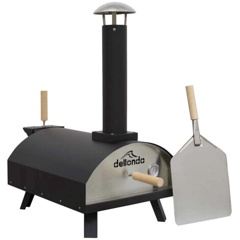 Sealey DG10 Dellonda Wood-Fired Pizza Oven 14"" - Black