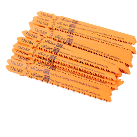Vaunt Down Cutting T101BR Jigsaw Blades - Pack of 25 Softwood Laminate Plastic (1/5)