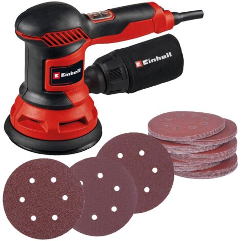 Einhell TC-RS 425 E 125mm Orbital Sander Rotary Corded Electric 425W + 53 Sheets (1/5)