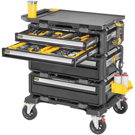 DeWalt Toughsystem 2.0 DXL 5 In 1 Tower Portable Workstation Drawer Organiser