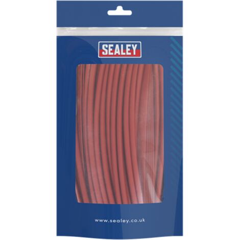 Sealey HST200R Heat Shrink Tubing 200mm 100pc - Red