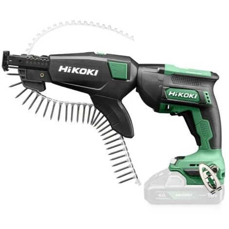 HiKOKI Brushless Drywall Screwdriver 18v Autofeed Collated Screwgun W18DBW2Z