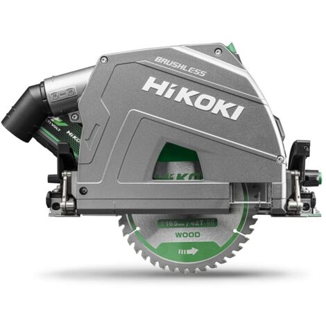 HiKOKI Brushless Plunge Saw 36V 165mm Cordless Track Saw x2 8ah Case C3606DPAJVZ