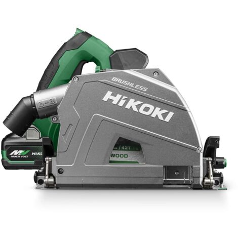 HiKOKI Brushless Plunge Saw 36V 165mm Cordless Track Saw x2 8ah Case C3606DPAJVZ