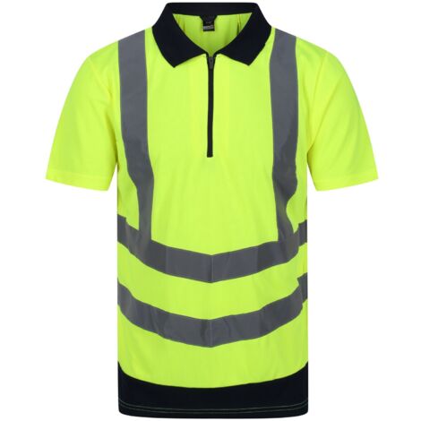Regatta 207 70 Wicking Polo Shirt High Viz Hi Vis Yellow Large TRS189 207 70