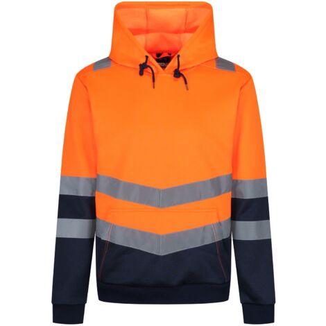 Regatta 188 50 Overhead Hoodie Orange Small High Viz Hi Vis Hoody TRF663 188 50