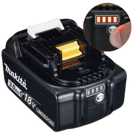 Makita BL1830B 18v 3.0ah Lithium Ion Battery with Indicator BL1830 Genuine UK