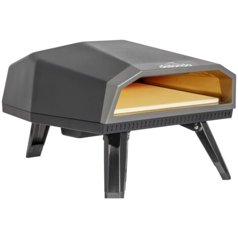 Dellonda DG257 Gas Pizza Oven with Water-Resistant Cover/Carry Bag & 12"" Pizza Peel