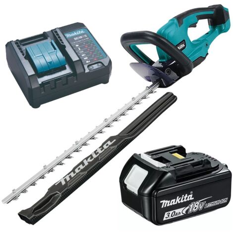 Makita DUH507F001 18V LXT 50cm Cordless Hedge Trimmer Electric Break 1x3ah