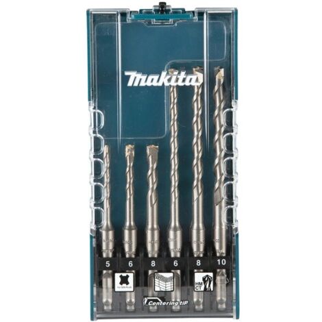 Makita E-15730 Carbide Tip SDS Plus 6 Piece Drill Bit Set - 5 6 8mm ...