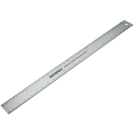 Faithfull Aluminium Rule 600mm (24in) FAIRULE600
