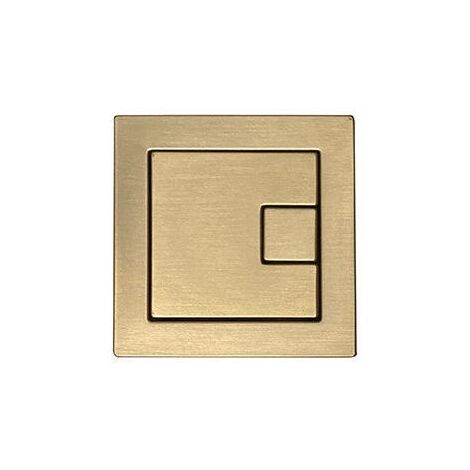 Roper Rhodes TR9035 Brushed Brass Square Dual Flush Button - TR9001 TR9002