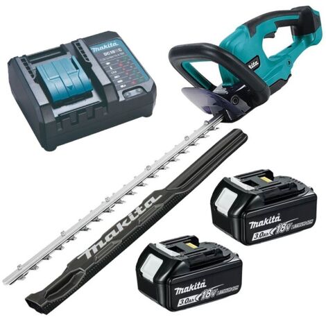 Makita DUH507Z 18V LXT 50cm Cordless Hedge Trimmer Electric Break 2x3ah (1/5)