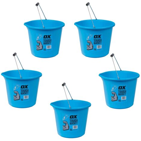 X5 OX Pro Tough 15L Blue Bucket UKs Toughest Bucket Will not Split P112315 (1/5)