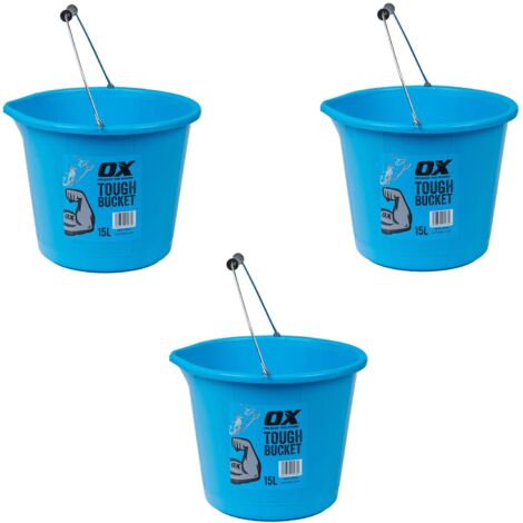 X3 OX Pro Tough 15L Blue Bucket UKs Toughest Bucket Will not Split P112315 (1/5)