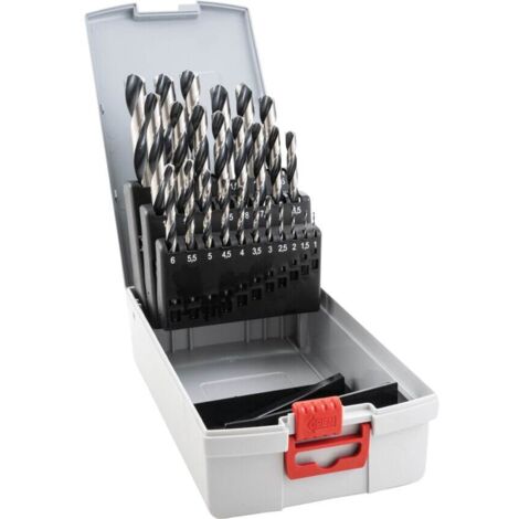 Bosch 2608577352 HSS Twist PointTeQ Drill Bit ProBox Set, 25 Piece BPA608577352