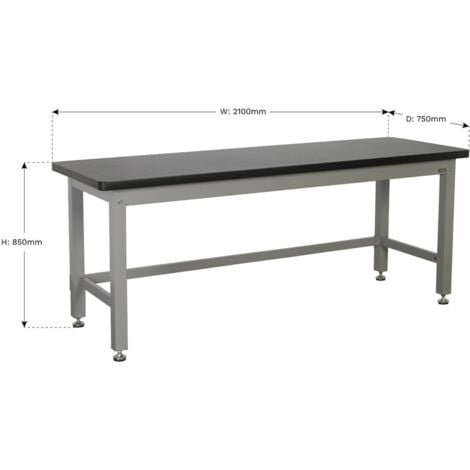 Sealey API2100 Premier Industrial&trade Steel Workbench 2.1m