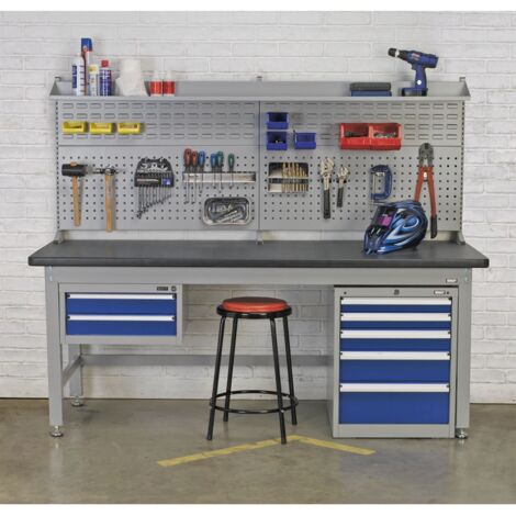 Sealey API2100 Premier Industrial&trade Steel Workbench 2.1m