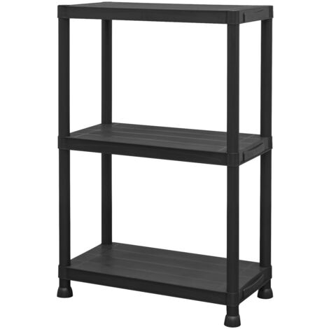 Sealey APPR3 Plastic Racking Unit with 3 Shelves 25kg Capacity Per Level (1/2)