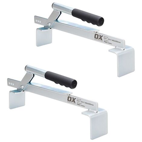 OX Tools x2 Pro Adjustable Brick Carriers 12 Brick Capacity Soft Grip OX-P171250 (1/5)