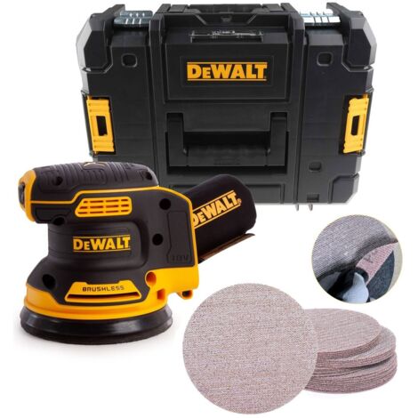 Dewalt DCW210NT Cordless Brushless 18v XR Random Orbital Sander 125mm + 25xMesh (1/5)