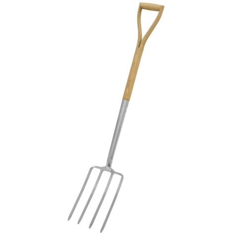 Sealey GTWH016 Premier Digging Fork with Ash Handle & Stainless Steel Tines (1/3)