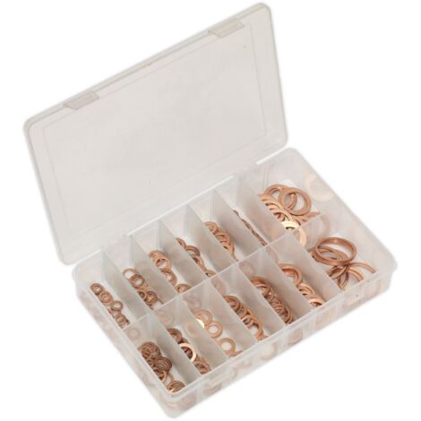 Sealey AB020CW Copper Sealing Washer Assortment 250pc (1/5)
