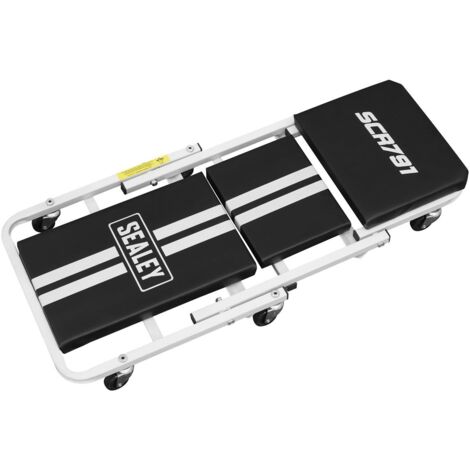 Sealey SCR791 Compact Steel Creeper/Seat with 6 Wheels