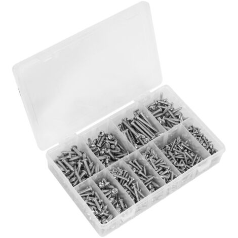 Sealey AB0700SSST Stainless Steel Self-Tapping Screw Assortment 700pc (1/5)