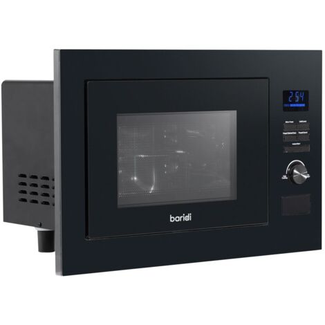 Baridi DH198 Integrated Microwave Oven with Grill 25L Capacity 900W - Black