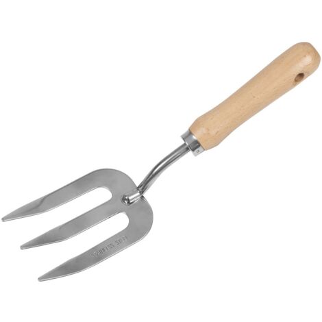 Sealey GTWH007 Premier Garden Hand Fork with Ash Handle & Stainless Steel Tines (1/2)