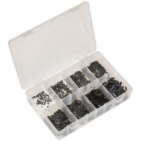 Sealey AB012ER E-Clip Retainer Assortment 800pc (1/5)