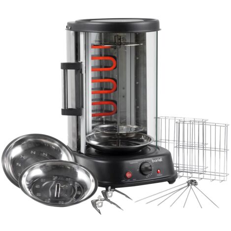 Baridi DH216 Vertical 360ï¿½ Rotisserie Smokeless Grill 21L Capacity (1/5)