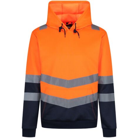 Regatta 188 70 Overhead Hoodie Orange Large High Viz Hi Vis Hoody TRF663 188 70