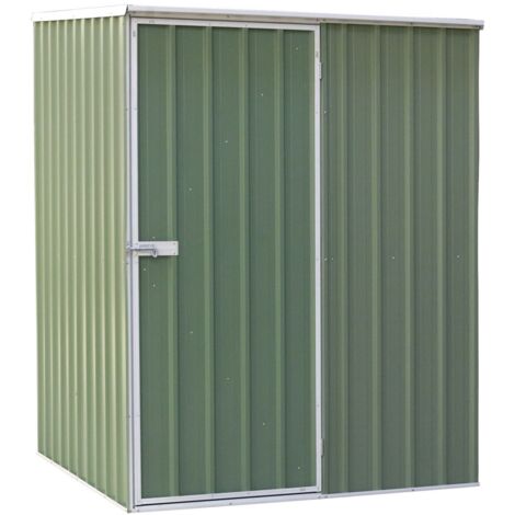 Dellonda DG114 Galvanized Steel Storage Shed with Pent Style Roof 151 x 151 x 200cm - Green (1/5)