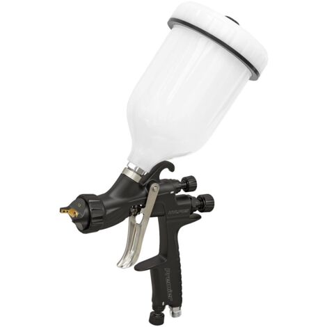 Sealey HVLP05 Premier Professional HVLP Gravity Feed Spray Gun 1.3mm Set-Up (1/5)
