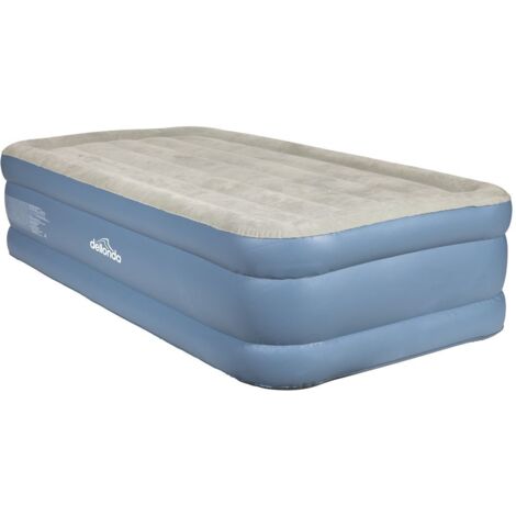 Dellonda DL146 Raised Air Bed with Built-in Electric Pump & Storage Bag - Single