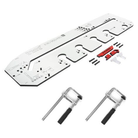 Trend KWJ950/PRO 950mm Pro Kitchen Worktop Jig Mitre Template With x2 T-Clamps