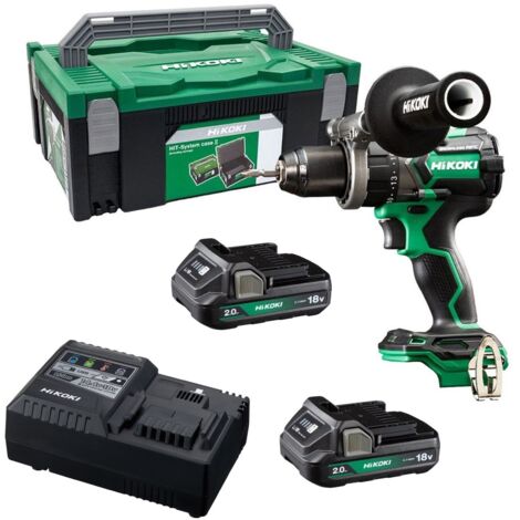 HiKOKI Brushless Combi Drill 18V 36V Cordless Multi Volt RFC 140Nm X2 2ah + Case (1/5)