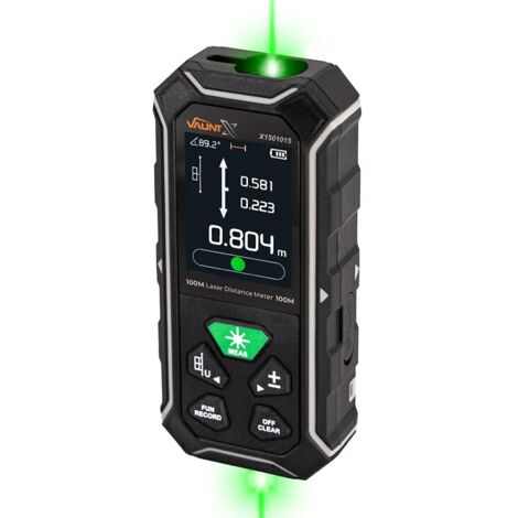 Vaunt X1501015 Professional 100/200M Green Laser Distance Measurer Estimator (1/4)