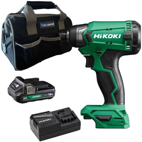 Hikoki WH18DAW4Z 18v Impact Driver 140Nm + X1 2AH Battery + Charger + Bag