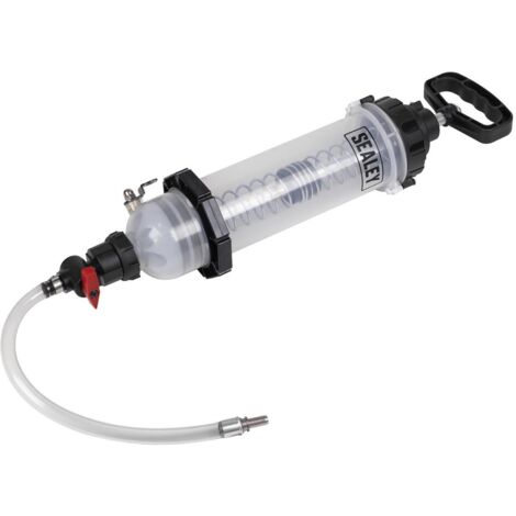 Sealey VS406 Spring Loaded Oil Refill Syringe 1.1L (1/2)