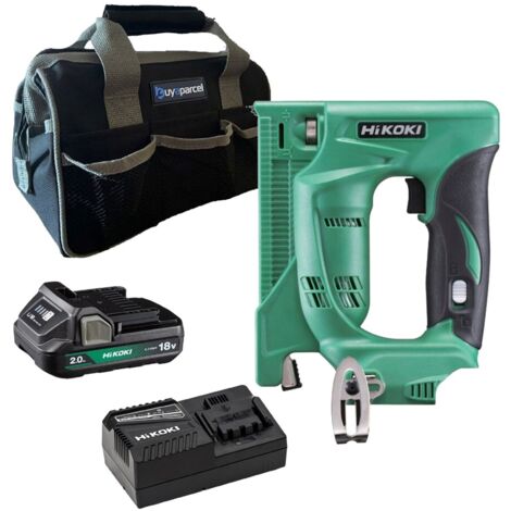 Hikoki N18DSLW4Z 18v Cordless 23G Stapler + X1 2AH Battery + Charger + Bag