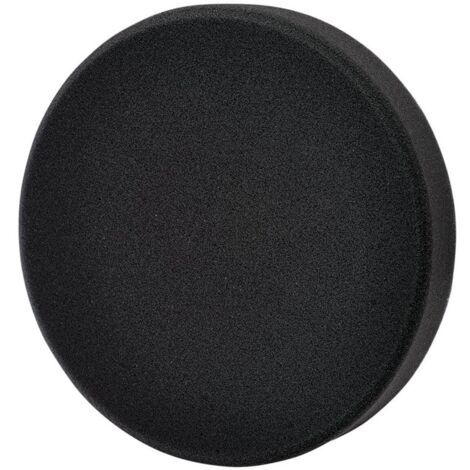 Draper 180mm Polishing Sponge Soft Hook and Loop Black 18cm 7 Inch 20396