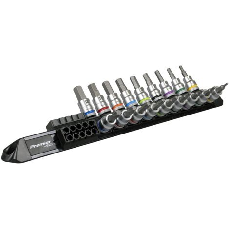 Sealey AK6252 Premier Platinum Series Hex & TRX-Star Socket Bit Set 3/8""Sq Drive 18pc (1/5)