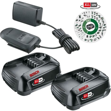 Bosch Starter Set 18V PBA 2x 1.5Ah Battery + Compact Charger Kit - Power For All (1/5)