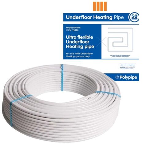 Polypipe UFH10012B Barrier Ultra Flexible Underfloor Heating Pipe 100m x 12mm (1/3)