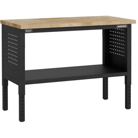 Sealey Racking Workbench Sealey APMWB50W Superline PRO Modular Workbench with Wooden Worktop 1265mm