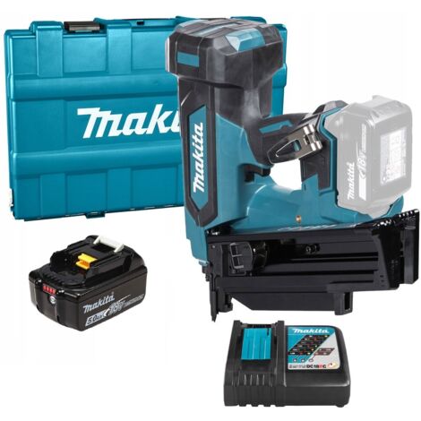 Makita DBN901RT 18v Brushless 90mm Gasless Framing Nailer 1st Fix Round 1x5ah