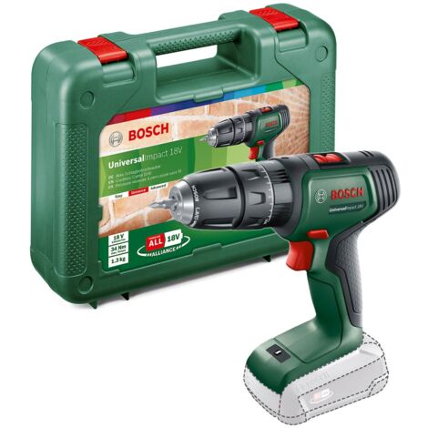Bosch 18v Cordless Combi Hammer Drill Universal Impact Power for All Bare + Case